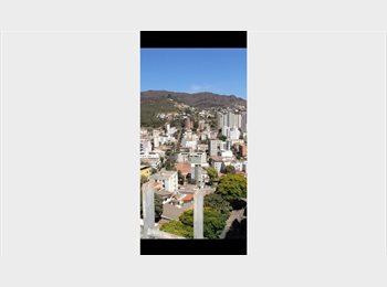 Roomgo BR - Alugo 1 quarto com suite, 2 sem suite, armarios embutidos aoro cobertura 280m2, Belo Horizonte - R$ 1.500 Por mês