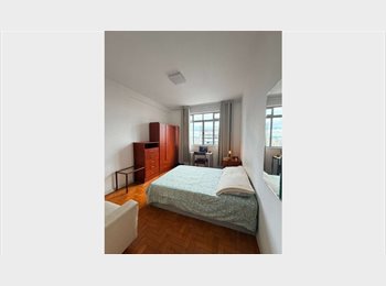 Roomgo BR - Quarto espaçoso com vista incrível da Paulista, Jardim Paulista - R$ 2.500 Por mês