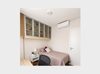 Roomgo BR - Quarto moderno e aconchegante na Vila Olímpia, Moema - R$ 2.998 Por mês