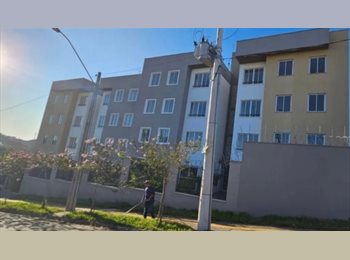 Roomgo BR - Quarto em apartamento mobiliado completo, Aparecida de Goiânia - R$ 800 Por mês