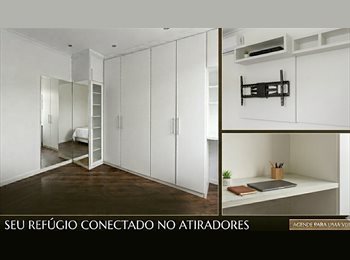Roomgo BR - Quarto Confortável em Ambiente Feminino e Harmonioso – Localização Premium no Atiradores, Joinville - R$ 1.600 Por mês