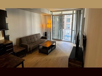 Roomgo CA - Furnished 1 bedroom + den & 1 bathroom unit, Toronto - $2,100 pcm