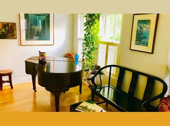 Roomgo CA - WALK UofT SUNNY BEDROOMS ON ENTIRE 2NDFLOOR/PRIVACY 4STORY HOUSE, Toronto - $1,475 pcm