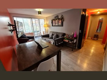 CompartoDepto CL - (desde 1° Junio) Baño Casi Exclusivo. Metro Ñuñoa(L6) - M. Eyzaguirre(L3), Ñuñoa - CH$280.000 por mes