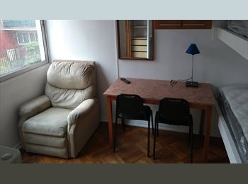 CompartoDepto CL - 4 piezas amobladas en duplex barrio parque bustamante metro baquedano providencia, Santiago Centro - CH$250.000 por mes