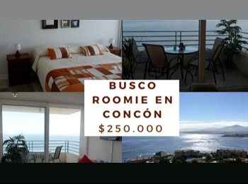 CompartoDepto CL - Busco Room Mate en Costa Concón, Concón - CH$350.000 por mes
