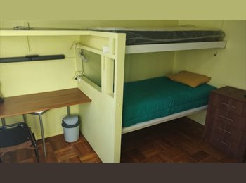 CompartoDepto CL - Amplia luminosa pieza amoblada dpto compartido, Santiago Centro - CH$320.000 por mes
