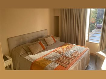 CompartoDepto CL - GRAN SUITE AMOBLADA FRENTE METRO ALCÁNTARA LÍNEA 1 English spoken, Providencia - CH$800.000 por mes
