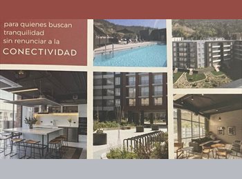 CompartoDepto CL - ABC1 Rooming, ofrezco habitación amoblada con baño incluido con walking closet, en Prestigioso Condo, Providencia - CH$600.000 por mes