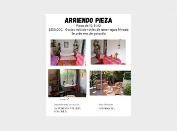 CompartoDepto CL - Arriendo pieza en Macul, Macul - CH$300.000 por mes