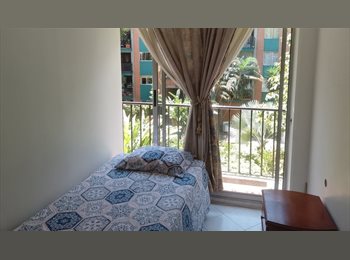 CompartoApto CO - Excelente habitación con balcón en el Poblado, sector patio bonito, cerca al centro comercial oviedo, Envigado - COP$ 1.300.000 por mes