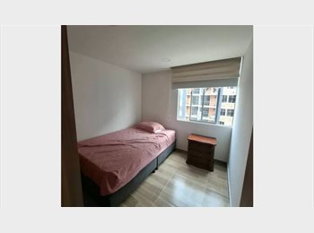 CompartoApto CO - Arriendo habitación amueblada con baño privado, en apto nuevo y con cama nueva, Chía - COP$ 800.000 por mes