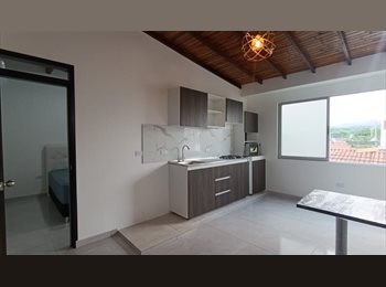 CompartoApto CO - Apartaestudio Moderno con Piscina | Aire Acondicionado | Parqueadero, Villa del Rosario - COP$ 1.050.000 por mes