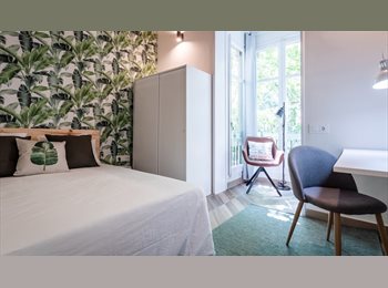 Roomgo ES - Beautiful Double Bedroom in Eixample! (RH10A-R3), Eixample - 1.050 € por mes
