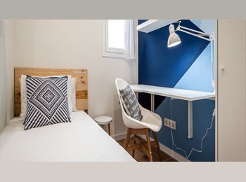 Roomgo ES - (RH26-R7) Acogedora habitacion en piso en Pl. Catalunya!, Barcelona - 880 € por mes