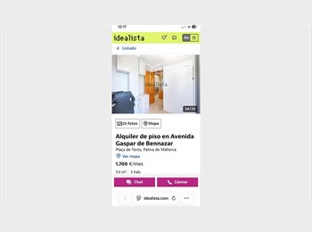Roomgo ES - Habitación en Plaza de toros, Palma de Mallorca - 573 € por mes