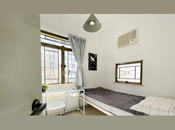 Roomgo HK - Newly Stylish & Spacious Shared Apartment to Rent, Tsim Sha Tsui - HKD5,300 pcm