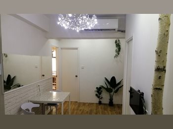 Roomgo HK - No agent fee. Brand new refurb shared apartment in Tsim Sha Tsui 80fts room size.., Tsim Sha Tsui - HKD6,300 pcm