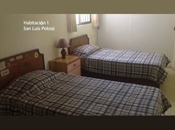 Roomgo MX - Habitaciones amuebladas en Renta, San Luis Potosí - MX$2,500 por mes
