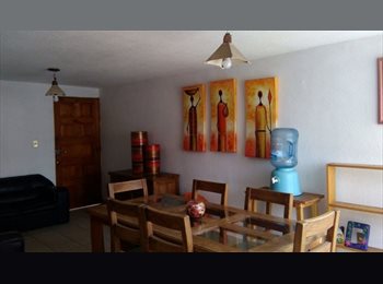 Roomgo MX - Habitación amueblada con baño privado y estacionamiento, Querétaro - MX$3,500 por mes