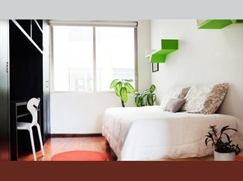 Roomgo MX - Habitación con excelente ubicación, cerca de Torre BBVA Reforma y Bosque de Chapultepec, Cuauhtémoc - MX$10,890 por mes
