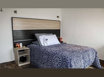 Roomgo MX - Renta Habitación amueblado con todos los servicios por noche, semana o mes., Cholula - MX$5,500 por mes