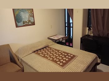 Roomgo MX - Coyoacán. Recámara amueblada y baño privado: Excelente ubicación/Comparte áreas comunes/VistaViveros, Coyoacán - MX$6,800 por mes