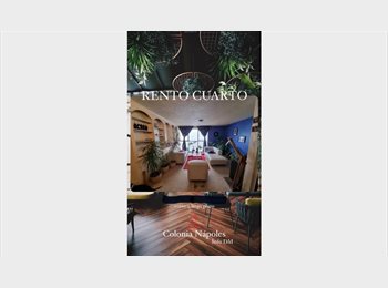 Roomgo MX - Rento cuarto ambientado, Cuauhtémoc - MX$8,000 por mes