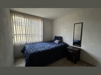 Roomgo MX - recámara amueblada  para mujer en depto compartido, Azcapotzalco - MX$3,900 por mes