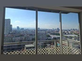 Roomgo MX - HABITACION AMUEBLADA- DEPA CON AMENIDADES GYM ALBERCA, Coyoacán - MX$18,000 por mes