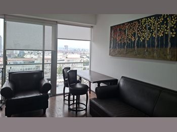 Roomgo MX - HABITACION AMUEBLADA- DEPA CON AMENIDADES GYM ALBERCA, Coyoacán - MX$18,000 por mes
