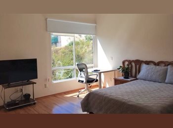 Roomgo MX - Cuarto amueblado en Interlomas, sólo mujeres, 1 persona., Cuajimalpa de Morelos - MX$12,000 por mes