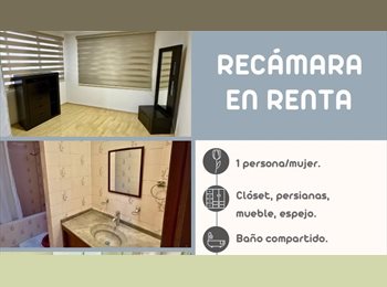 Roomgo MX - Renta de recámara en Coyoacán, Coyoacán - MX$5,000 por mes