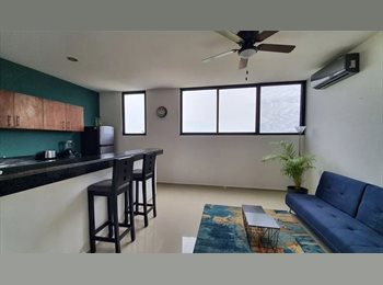 Roomgo MX - Departamento amueblado en renta en Temozón Norte, Mérida   Privada MAIA, Mérida - MX$12,000 por mes