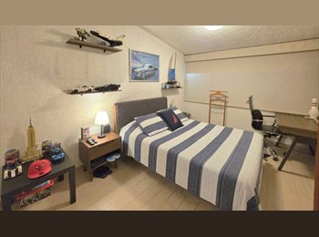 Roomgo MX - Cuarto amplio con walking closet y baño privado con tina, Coyoacán - MX$11,000 por mes