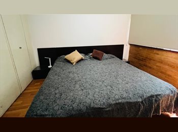 Roomgo MX - Recámara amplia amueblada con closet en zona segura, Coyoacán - MX$9,800 por mes