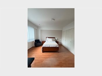 Roomgo MX - Amplias habitaciones con baño privado,, Cuajimalpa de Morelos - MX$10,600 por mes