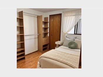 Roomgo MX - Habitación Amueblada para MUJER En Renta Ideal Para Médico Residente O Estudiante- No Roomies- Cerca, Coyoacán - MX$7,000 por mes