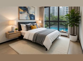 Roomgo SG - Nice and Comfortable Master Room Ready to Move In!, Pandan Gardens - $2,000 pm