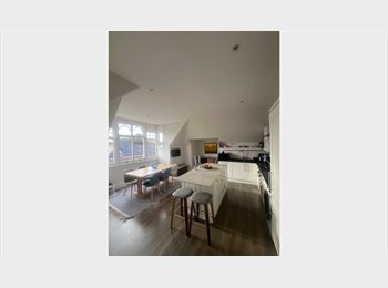 Roomgo UK - Double bedroom in large and high quality flat sharing with just one other, Wandsworth - £1,000 pcm