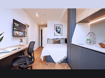 Roomgo UK - High-Floor City View Room | Copper Towers Coventry | Great Deal, Coventry - £1,156 pcm