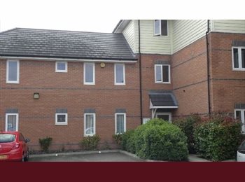 Roomgo UK - Double room in 2 bed flat, Long Eaton, Lenton Abbey - £480 pcm