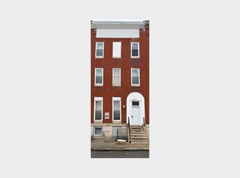 Roomgo US - $700 Room for Rent (Shared Bath) 837 N Fulton Ave, Sandtown-Winchester - $700 pm