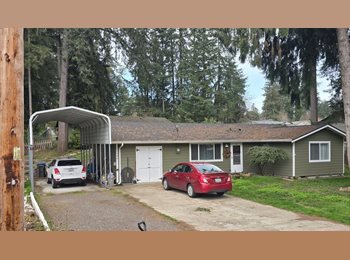 Roomgo US - Private Room in Cozy South Port Orchard Home, Navy Yard City - $1,200 pm