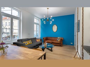 Appartager BE - DERNIERE CHAMBRE - coliving de 5 chambres avec douche et toilette privatives au Parvis Saint-Gilles, Saint Gilles Sint Gillis - 850 € pm