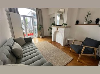 Appartager BE - Uccle/Ixelles/Saint Gills – Furnished 2BR/2Bath Flatshare | €750 each (€1,500 total) | Near EU Quart, Uccle-Ukkel - 750 € pm