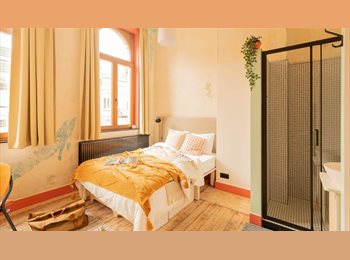 Appartager BE - Chambres meublées avec salle de bain dans un apaartement avec terrasse extérieure - Forest, Forest-Vorst - 760 € pm