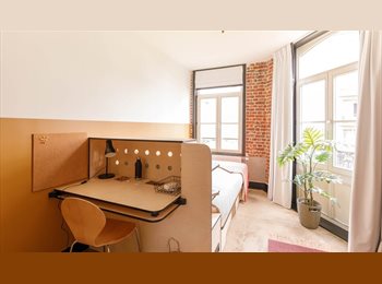 Appartager BE - Chambres meublées dans une magnifique maison en colocation - Center, Bruxelles, Saint Gilles Sint Gillis - 613 € pm