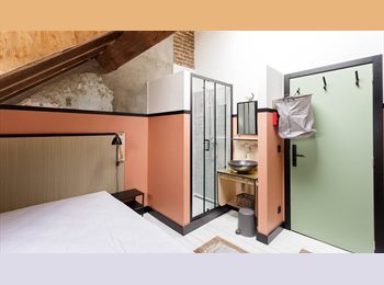 Appartager BE - Chambres meublées dans une magnifique maison en colocation avec jardin - Uccle, Bruxelles, Uccle-Ukkel - 616 € pm