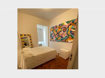 Roomgo BR - Quarto Aconchegante!, Laranjeiras - R$ 1.800 Por mês